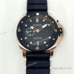 Replica Panerai Luminor Submersible Goldtech PAM1070 Watch Carbotech Bezel